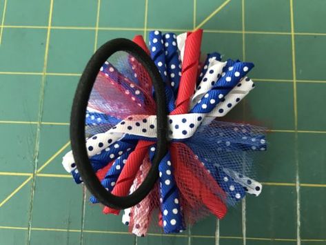 Gather your crafting supplies and join us for some fun on the blog! Funky Tulle Korker Ponytail Holder Ponytail Holders Diy, Hair Bows Ribbon, Diy Ponytail, Hair Bow Instructions, Ribbon Flower Tutorial, Wholesale Ribbon, Bows Ribbon, Bow Ponytail, Elastic Ribbon