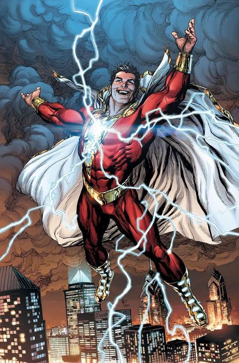 Shazam Comic, Shazam Dc Comics, Billy Batson, Captain Marvel Shazam, Ragnarok Anime, Black Adam, Arte Dc Comics, Dc Comics Artwork, Dc Comics Characters