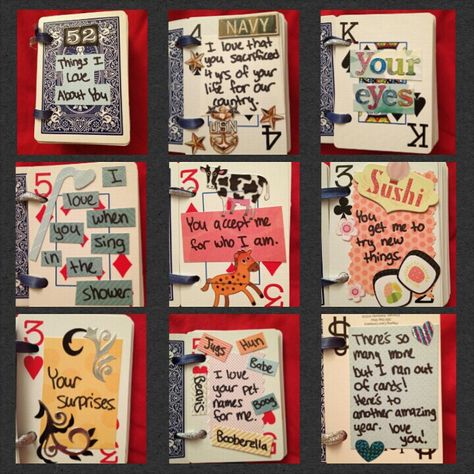 My version of '52 Things I Love About You' 52 Things I Love About You List, Things I Love About You Book Diy, 52 Things I Love About You, 52 Things I Love About You Cards, 52 Reasons I Love You Cards, Things I Love About You, 52 Reasons Why I Love You Cards, Deck Of Cards Love 52 Reasons, 52 Reasons Why I Love You Card Deck