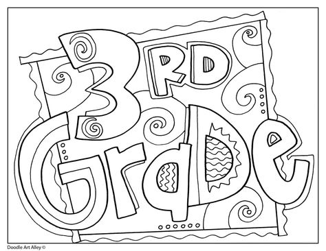 Back to School Coloring Pages & Printables - Classroom Doodles Classroom Doodles, Freetime Activities, Christmas Math Worksheets, Back To School Worksheets, Math Coloring Worksheets, Back To School Pictures, School Coloring Pages, Language Art, Math Coloring