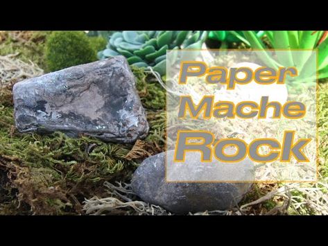 Get Creative: DIY Guide on How to Make Fake Landscape Rocks for Your Garden - Stone post gardens Paper Mache Rocks, Fake Landscape Rocks, Diy Faux Rocks, Succulent Bowl, Boulder Rock, Landscape Rocks, Artificial Rocks, Succulent Bowls, Bowl Ideas