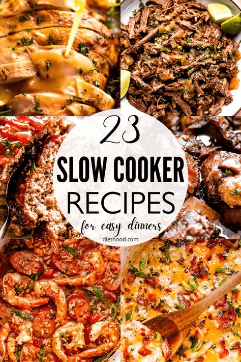 Slow Cooker Dinner Ideas, Diethood Recipes, Beef Barbacoa Slow Cooker, Crock Meals, Slow Cooker Salsa, Kid Meals, Easy Crockpot Dinners, Best Crockpot Recipes, Crock Pot Recipes