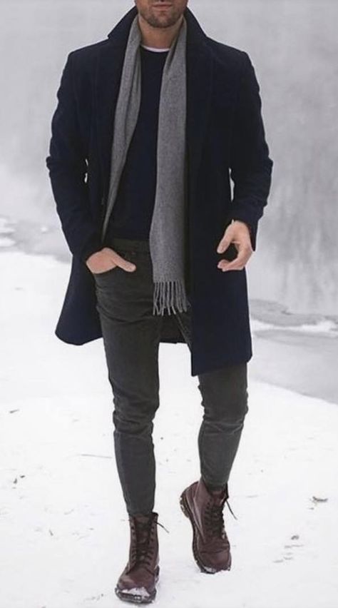 Winter Outfits For Men, Outfits For Men, Men With Street Style, Mens Fashion Smart, Mens Fashion Rugged, Winter Outfits Men, Elegante Casual, Mode Casual, Mens Fashion Casual Outfits