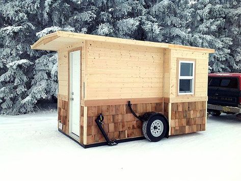 Ice Fishing Huts, Ice Fishing Shanty, Ice Hut, Ice Fishing Shack, Ice Shanty, Ice Fishing House, Saltwater Fishing Gear, Fishing Hacks, Fishing Basics