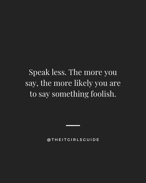 Classless Women Quotes, Speak Less, 2023 Quotes, Female Boss, Leadership Inspiration, High Value Woman, Moral Values, December 2023, Strong Woman