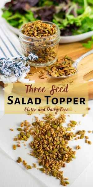 Pumpkin Seed Salad, Gluten Free Recipes Side Dishes, Gluten Free Recipes For Kids, Seed Salad, Roasted Cauliflower Recipes, Gluten Free Sides, Salad Toppers, Gluten Free Sides Dishes, Cranberry Salad