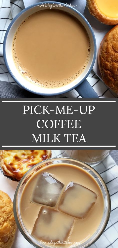 Peppermint Milk Tea, Mexican Cinnamon Tea, Coffee Milk Tea Recipe, Milk Coffee Recipe, Oat Milk Tea, Iced Milk Tea, Milk Tea Recipe, Tea With Milk, Coffee Milk Tea