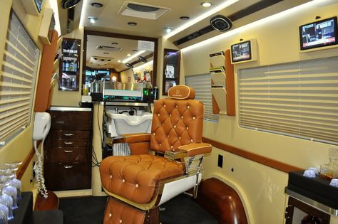 #ADFsprinters #automotivedesigns #sprinter #sprintervan Mobile Barber Shop, Mobile Barbershop, Mercedes Benz Sprinter Van, Mobile Hair Salon, Mobile Barber, Barbershop Design, Barber Shop Decor, Van Conversions, Mercedes Benz Sprinter