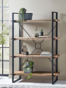 NEW Indoor Outdoor Silver Wire Light Pendant Book Shelf With Storage, Industrial Loft Shelving, Loft Bookcase, Loft Shelves, Partition Shelf, Loft Shelf, Corner Dining Set, Loft Furniture, Tall Bookcases