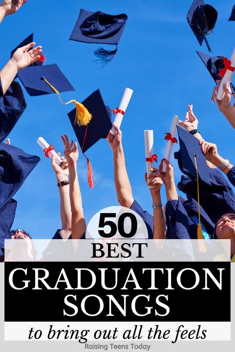 Graduation Music Playlist, Songs For Insta Stories Graduation, Christian Songs For Graduation, Graduation Party Music Playlist, Songs For Senior Year, Graduation Playlist Songs, Graduation Slideshow Songs, Graduation Songs High School Senior Year, Graduation Video Songs