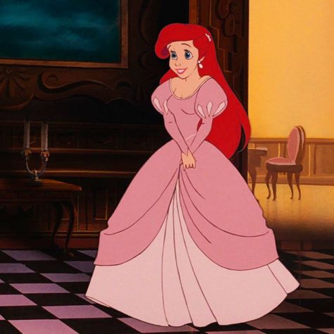 The Little Mermaid | Ariel | Disney Icons Mermaid Pink Dress, Ariel Pink Dress, Princess Ariel Dress, Little Mermaid Dresses, Ariel Costumes, Ariel Disney, Ariel Dress, Mermaid Pink, Vestidos Color Rosa