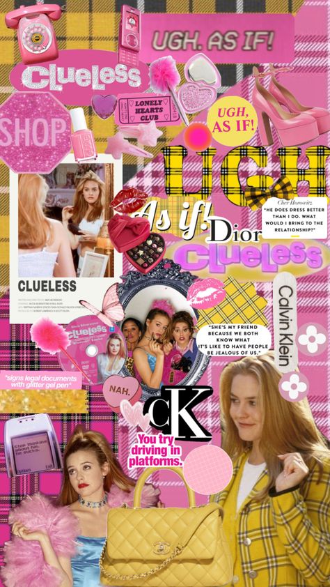 #clueless #preppy #vibes #wallpaper #movies #pink Cher Clueless Aesthetic Wallpaper, Cher Clueless Aesthetic, Clueless Wallpaper, Wallpaper Movies, Clueless Aesthetic, Clueless Movie, Clueless 1995, Pink Movies, Cher Clueless