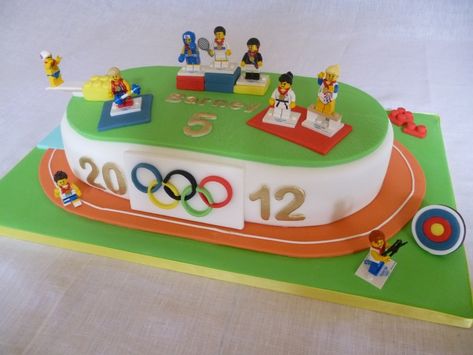 Running Cake, Office Olympics, Olympic Theme Party, Olympics Party, Emoji Cupcakes, 73rd Birthday, 75th Birthday Parties, Olympic Party, Sport Cakes