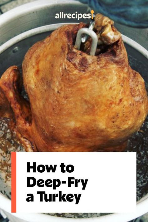 Air Fryer Turkey Recipes, Juicy Turkey Recipe, Deep Fried Turkey Recipes, Perfect Turkey Recipe, Fried Turkey Recipes, Cooks Country Recipes, Deep Fried Turkey, Turkey Fryer, Frozen Turkey