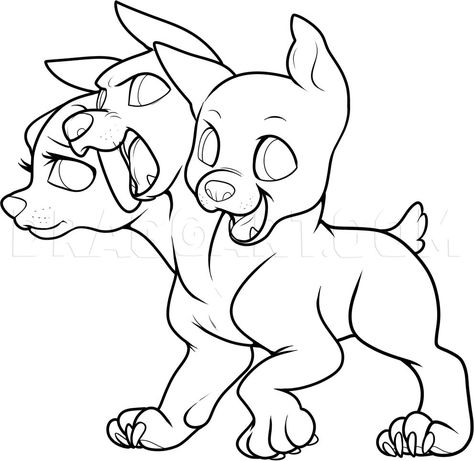 Cerberus Coloring Page, Cerberus Character Design, Cute Cerberus Tattoo, 3 Headed Dog Drawing, Cerberus Greek Mythology, Greek Mythology Line Art, Mythology Line Art, Cerberus Drawing, 3 Headed Dog