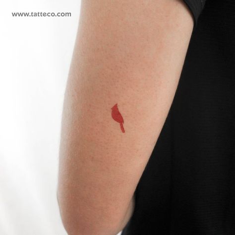 Simple Cardinal Tattoo, Dainty Cardinal Tattoo, Red Cardinal Tattoos, Small Cardinal Tattoo, Robin Tattoo, Red Bird Tattoos, Cardinal Tattoo, Cardinal Tattoos, Single Line Tattoo