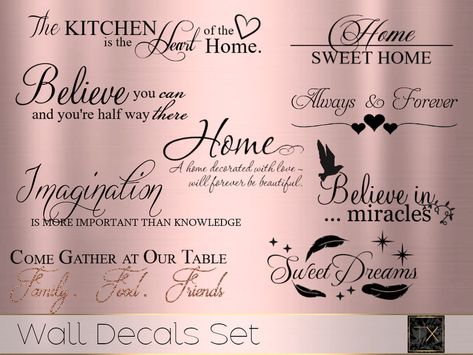 The Sims Resource - Wall Decals Set Sims 4 Letters For Wall, Sims 4 Wall Stickers, Sims 4 Wall Decals, Sims 4 Wall Stickers Cc, Sims 4 Cc Wall Letters, Sims 4 Wall Clutter, Sims 4 Wall Decals Cc, Sims 4 Wall Letters, Bloxburg Wall Decor Decals