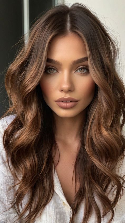 🎀💝 Opulent Coily Hair fall hair colors 2024 copper Inspiration 🎭 Long Copper Brown Hair, True Autumn Hair, Brown Sugar Hair Color, Caramel Copper Hair, Brown Sugar Hair, Rich Brown Hair Color, Cooper Brown, Copper Brown Hair Color, Copper Brown Hair