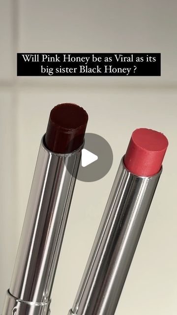 Nicola Londors on Instagram: "Black or Pink, Honey you decide 🍯 @cliniqueuk had a viral hit with their Almost Lipstick in shade BLACK HONEY They have just launched a new versatile one shade suits all PINK HONEY that is said together to be the perfect pair to achieve a Weekend Nude which will be a huge trend this Autumn. The product is a balmy texture thats in between a lipstick and a gloss. Its easy to layer and has a buildable transparent pigment for the ultimate sheer glossy finish. Think your lips but better. RRP £24.00 each Which shade will you be rocking this Autumn? *pr sample with no obligations . . . . . Trending Beauty, Viral Beauty, Viral Makeup, Makeup Reels, Makeup Swatches, Lip Balm, Lip Product, Clinique, Nude Lip, UGC Contenr, UGC Creator, Makeup Products, Be Clinique Almost Lipstick Pink Honey, Pink Honey Clinique, Clinique Pink Honey, Black Honey Clinique, Pink Nude Lipstick, Nude Pink Lipstick, Clinique Black Honey, Viral Makeup, Black Honey