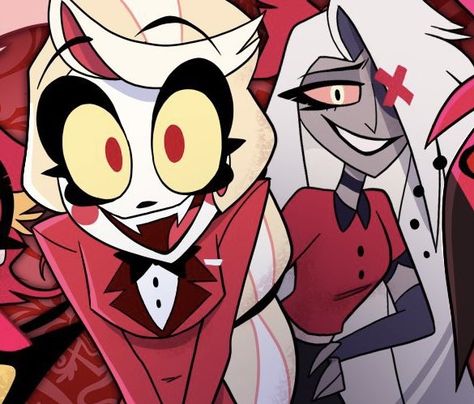 Vaggie Icon, Charlie Vaggie, Selfie Fail, Best Cartoons Ever, Hazbin Hotel Charlie, Alastor Hazbin Hotel, Taking Selfies, Vivziepop Hazbin Hotel, Fnaf Characters