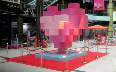 Photowall Ideas, Event Booth Design, Corporate Events Decoration, Mall Decor, Chinese Valentine's Day, Paper Art Sculpture, Event Booth, Photo Room, Stage Set Design