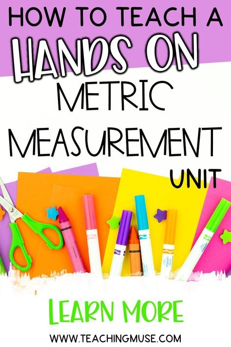 Are your Upper Elementary students confused when using the metric system? Here are some great tips on learning the metric system for the science classroom which is a universal skill. Check it out over on my blog! Science Measurement Activities, Metric System Activities, Metric Measurement Activities, Fun Measurement Activities, Teaching Measurement, Physical Science Activities, Middle School Science Activities, Chemistry Activities, Earth Science Activities