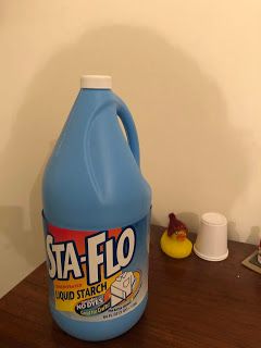 I am using Sta-Flo liquid starch in a 1:1 ratio. Liquid Starch Recipe, Diy Starch, Liquid Starch, Starch Foods, Spray Starch, Homemade Alcohol, Heavy Clothing, Quilt Tips, Fall Morning