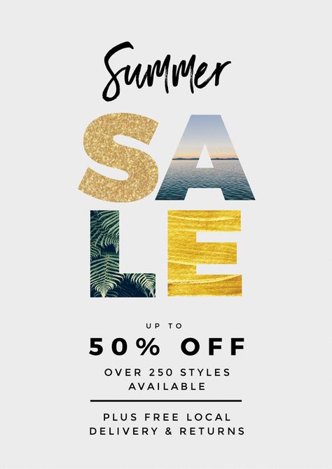 make an animated GIF by replacing photos in graphic shapes, or letters Text Advertising, Text Ads Design, Summer Sale Ads, Email Design Ideas, Summer Sale Design, Gif Ads, Animated Banner, Sale Ideas, Sale Graphic