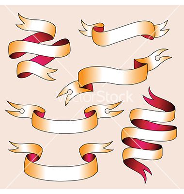 Tattoo ribons vector by Reinekke on VectorStock® Traditional Tattoo Ribbon, Traditional Tattoo Banner, Scroll Tattoos, Tattoo Banner, Tattoos On Side Ribs, Bow Tattoo Designs, Banner Drawing, Ribbon Tattoos, Bow Tattoo