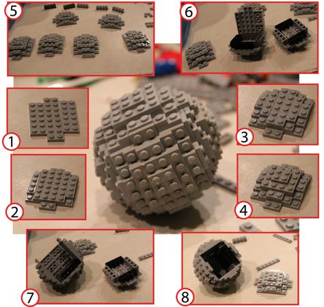 Lego Sphere, Lego Creations Instructions, Lego Diy Projects, Lego Diy Crafts, Easy Lego Creations, Lego Dragon, Lego Decorations, Lego Accessories, Construction Lego