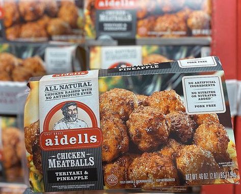 Costco Teriyaki Chicken Meatballs Recipes, Pineapple Teriyaki Chicken Meatballs Costco, Pineapple Chicken Meatballs Costco, Chicken Teriyaki Meatballs Costco, Costco Ready Made Meals, Costco Easy Meals, Costco Chicken Meatball Recipes, Costco Meals Dinners, Costco Recipes Dinners