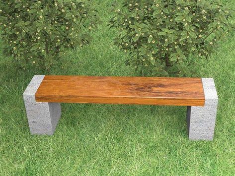 Outdoor Bench Design, Outdoor Bench Ideas, Concrete Bench Molds, Bench Design Ideas, Garden Bench Ideas, Diy Outdoor Bench, Concrete Garden Bench, Outside Benches, Outdoor Bench Seating