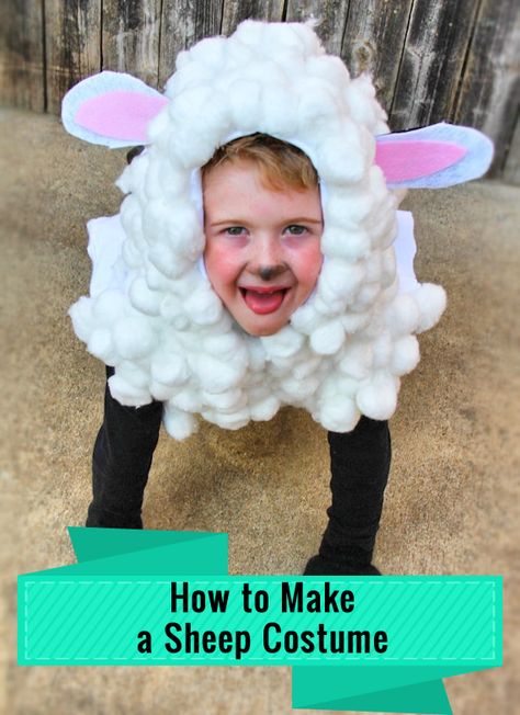 The Kid Who Needed a Sheep Costume Diy Sheep Costume, Bible Buddies, Sheep Costume, Sheep Mask, Sheep Costumes, Sheep Crafts, Bunny Mask, Easter Preschool, Masks Crafts