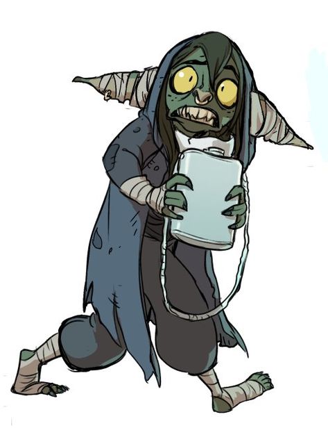 Goblin Art, Critical Role Fan Art, Fantasy Races, My Precious, Gremlins, Critical Role, Dnd Characters, Creature Design, Fantasy Character Design