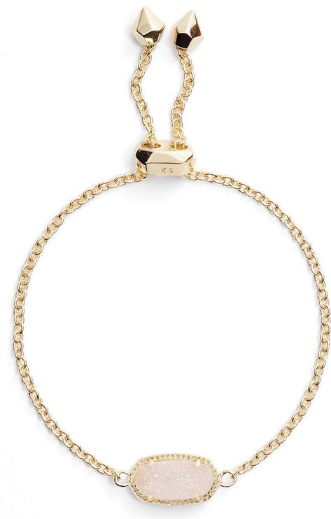 Kenra Scott Bracelet, Kendra Scott Chantal Bracelet, Simple Teen Jewelry, Gifts For Teens 2022, Kendra Scott Bracelet, Preppy Jewelry, Rose Gold Quartz, Kendra Scott Necklace, Coin Pendant Necklace