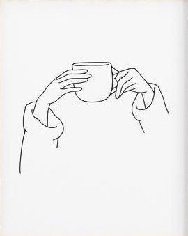 One Line Minimalist Drawing, Line Art Design Coffee, One Line Art Coffee, Coffee Tattoo Minimalist, Simplistic Drawings, Canvas Line Art, Coffee Line Art, Minimalist Drawing, Line Art Design