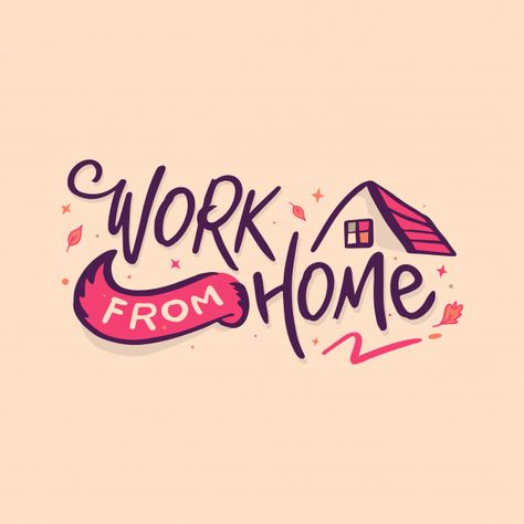 Work From Home Wallpaper, Work From Home Logo, Work From Home Illustration, Internet Quotes, Hindi Calligraphy, Affirmation Board, Adventure Logo, Social Story, Calligraphy Text