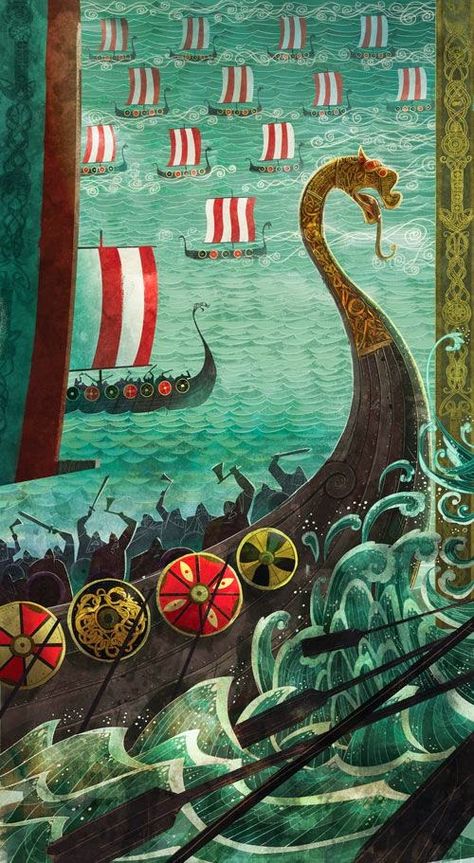 Brian Boru, Arte Viking, Art Viking, Viking Metal, Germanic Tribes, Norse Myth, Viking Life, Viking Culture, Viking Ship