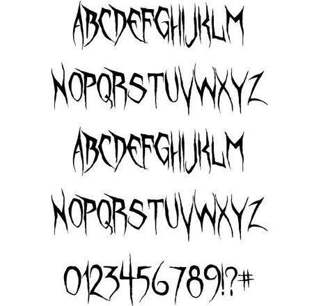 Horror Font Styles Horror Movie Font, American Horror Story Font, Poster Styles, Happy Halloween Font, Font Horror, Scary Text, Expressive Type, Halloween Fonts Alphabet, Monster Font