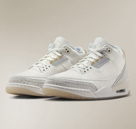 Crushing on the new Jordan Retro 3 Craft in Ivory - a subtle take on the classic Jordan 3, now available at Foot locker.    #willowbrookstyle #shopwillowbrook #jordan3s #newlaunch #availablenow #neutrals #classic #addtothecollection #shoplangley #nike Jordan 3s, Jordan Retro 3, Retro 3, Nike Retro, Newest Jordans, Jordan 3, New Launch, Jordan Retro, Jordan