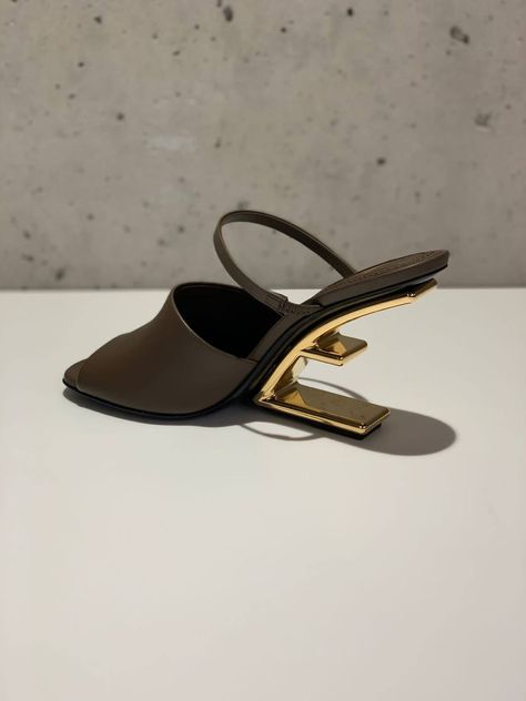 Fendi High Heels, Fendi Heels, Fendi Shoes, Sling Backs, House Decor, Shoe Collection, Heeled Mules, Belts, Gloves