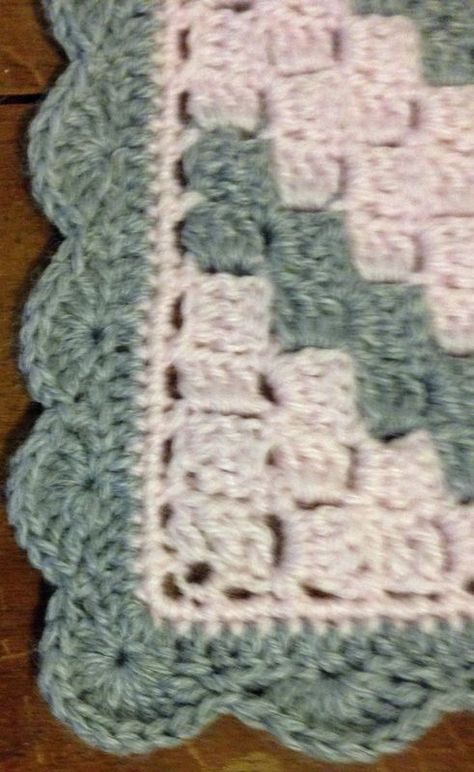 C2c Afghan, Crochet Edging Pattern, Crochet Blanket Border, Crochet Blanket Edging, Granny Blanket, C2c Crochet Blanket, Crochet Border Patterns, Crochet Edgings, Corner To Corner Crochet