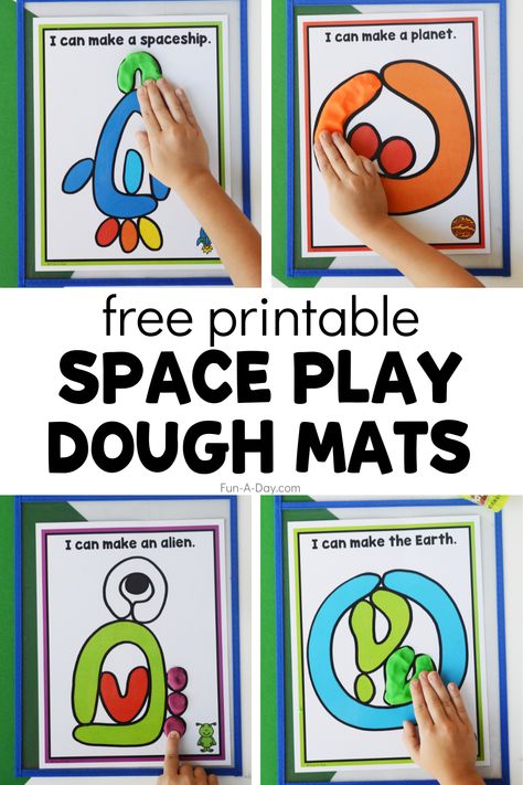 Preschool Space Theme, Space Playdough, Space Activities For Preschoolers, Space Activities Preschool, Kindergarten Space, Space Games For Kids, Space Lesson Plans, Outer Space Activities, Planets Activities