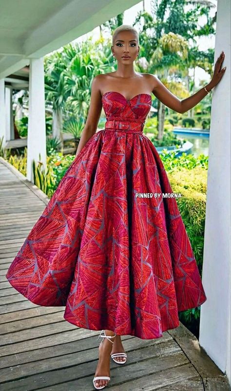 Elegant Traditional Dresses South Africa, African Traditional Wedding Guest Outfits, African Inspired Dresses, South African Designers Fashion, Md Dresses South Africa, African Print Wedding Guest Dress, Elegant Guest Wedding Dress, African Traditional Wedding Dress Africa, Traditional Outfits African Wedding