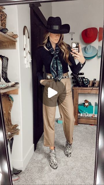 Marijka Hunsaker on Instagram: "How to tie a buckaroo knot for your wildrag! I posted this to my stories and it was requested to be saved to my page! I learned to tie it this way via tiktok #blessed and here was my best way of showing you 😆☺️ 

#wildragfashion #westernwear #howtoreel" How To Tie Wild Rags, Buckaroo Knot, Wild Rag, Tie Knots, Western Style, Western Wear, Western Fashion, Knot, I Am Awesome