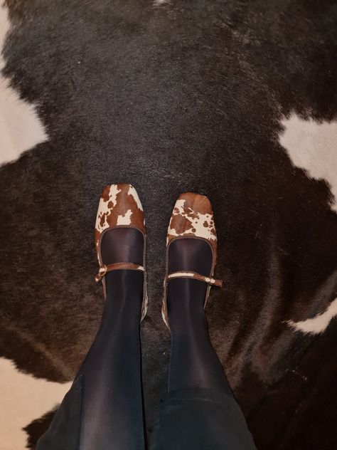 #cowprint Cowhide Aesthetic, Cowhide Heels, Cow Print Aesthetic, Cow Hide, Crazy Shoes, Cow Print, Soundtrack, Animal Print, Cow