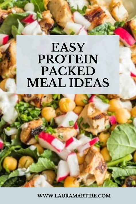 Easy and healthy protein-packed meal ideas and recipes to help you feel your best in perimenopause and menopause. Perimenaupose Meals, Perimenopausal Diet Meal Plan, Perimenopausal Diet Plan, Menopausal Diet Meal Plan, Protien Diet, Protein Powder Smoothie, Healthy High Protein Snacks, Protein Meal Plan, Protein Rich Diet