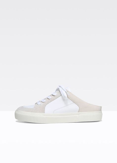 Backless Sneakers, Slip On Mules, Suede Sneakers, Cotton Lace, 404 Error, White Sneaker, Puma Sneaker, Slip On, Sneakers