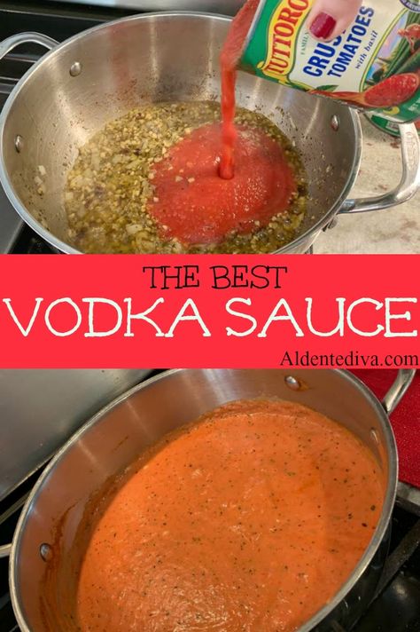 Best Vodka Sauce, Homemade Vodka Sauce, Vodka Sauce Recipe, Best Vodka, Vodka Sauce, Pasta Sauce Recipes, Homemade Pasta, Homemade Sauce, Sauce Recipe