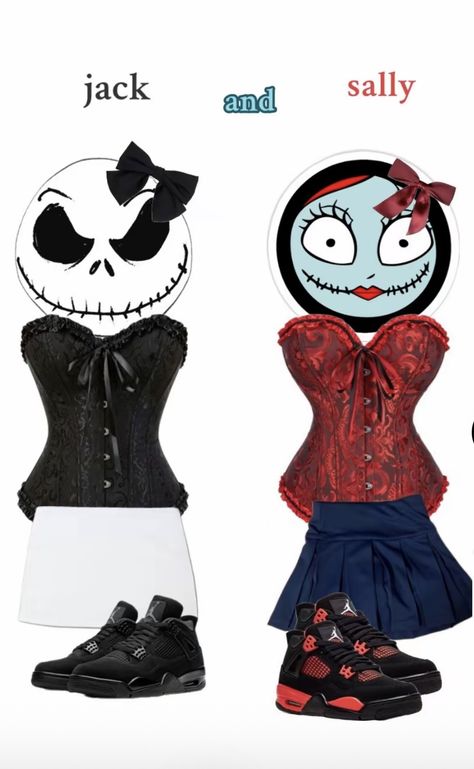 Sally Outfit, Jack And Sally Costume Couple, Jack And Sally, Halloween Costume, Halloween Costumes, Halloween, Makeup, Make Up